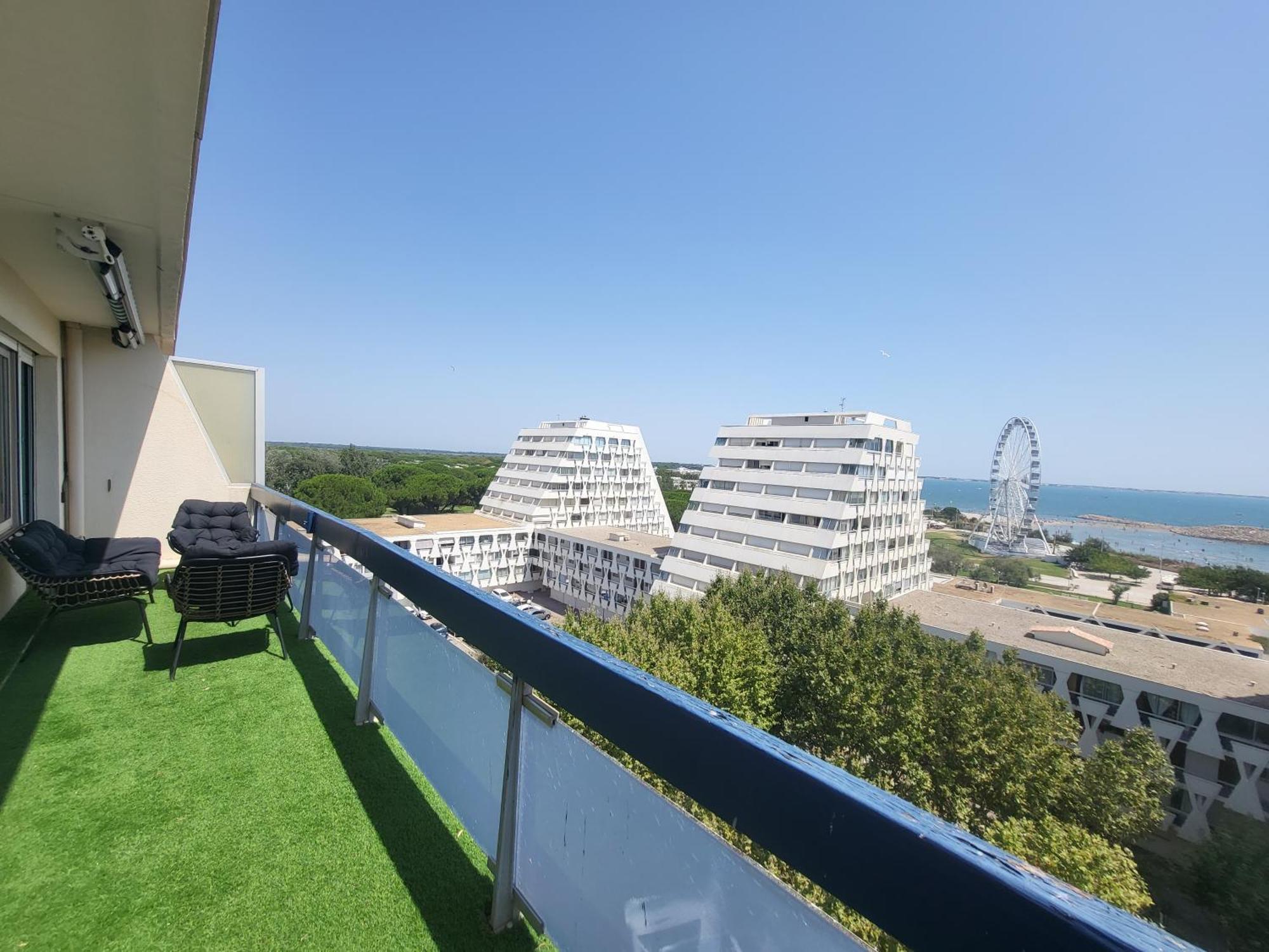 Appartement Lumineux Avec Vue Sur Mer A 50 M De La Plage Et Du Centre Λα Γκραντ-Μοτ Εξωτερικό φωτογραφία
